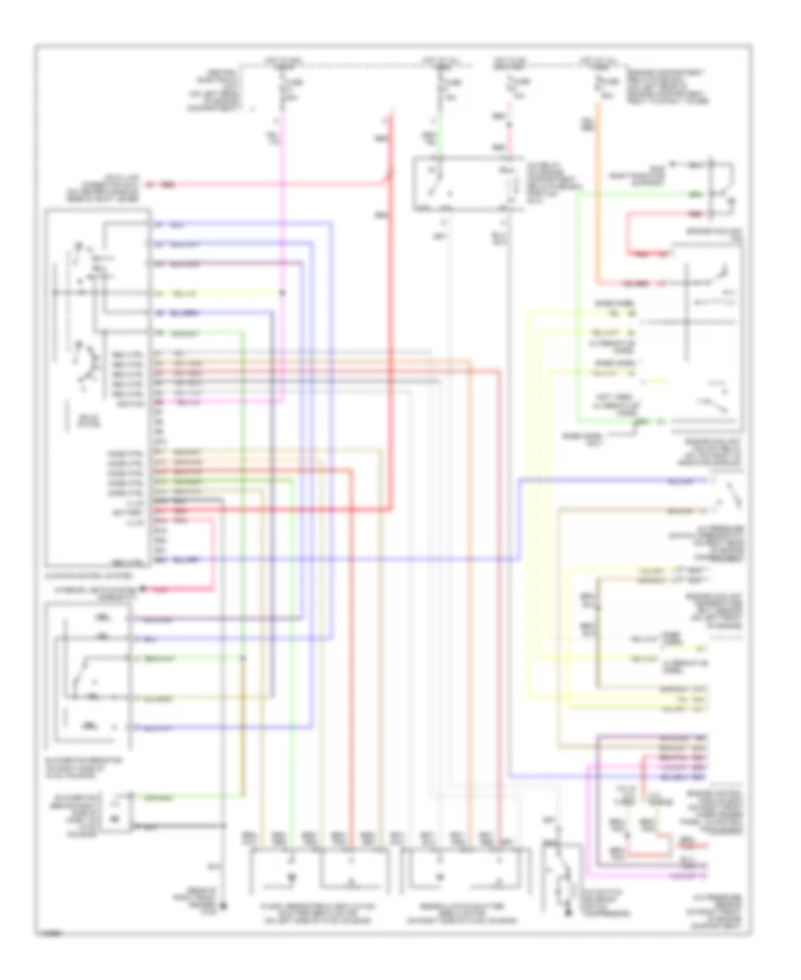 AC Wiring Diagram, Manual AC for Volvo S70 GLT 1998