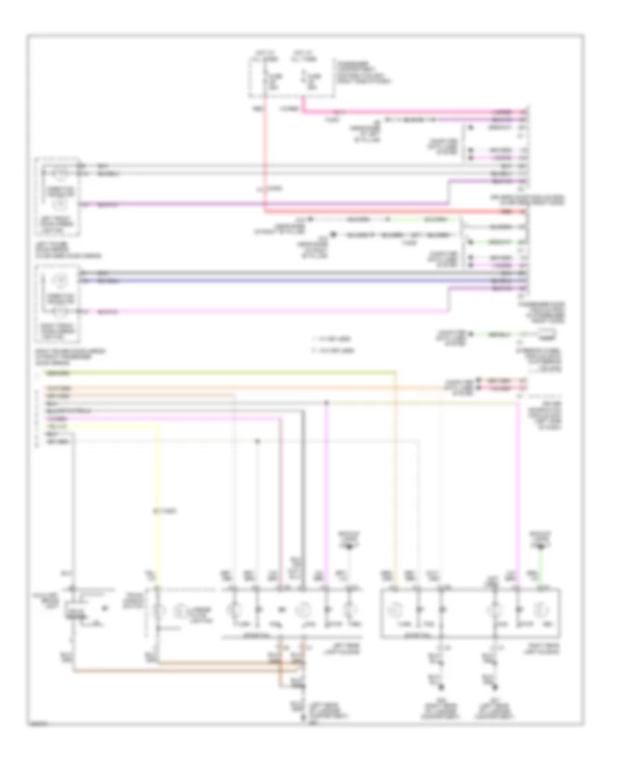 Exterior Lamps Wiring Diagram (2 of 2) for Volvo XC70 T-6 2012