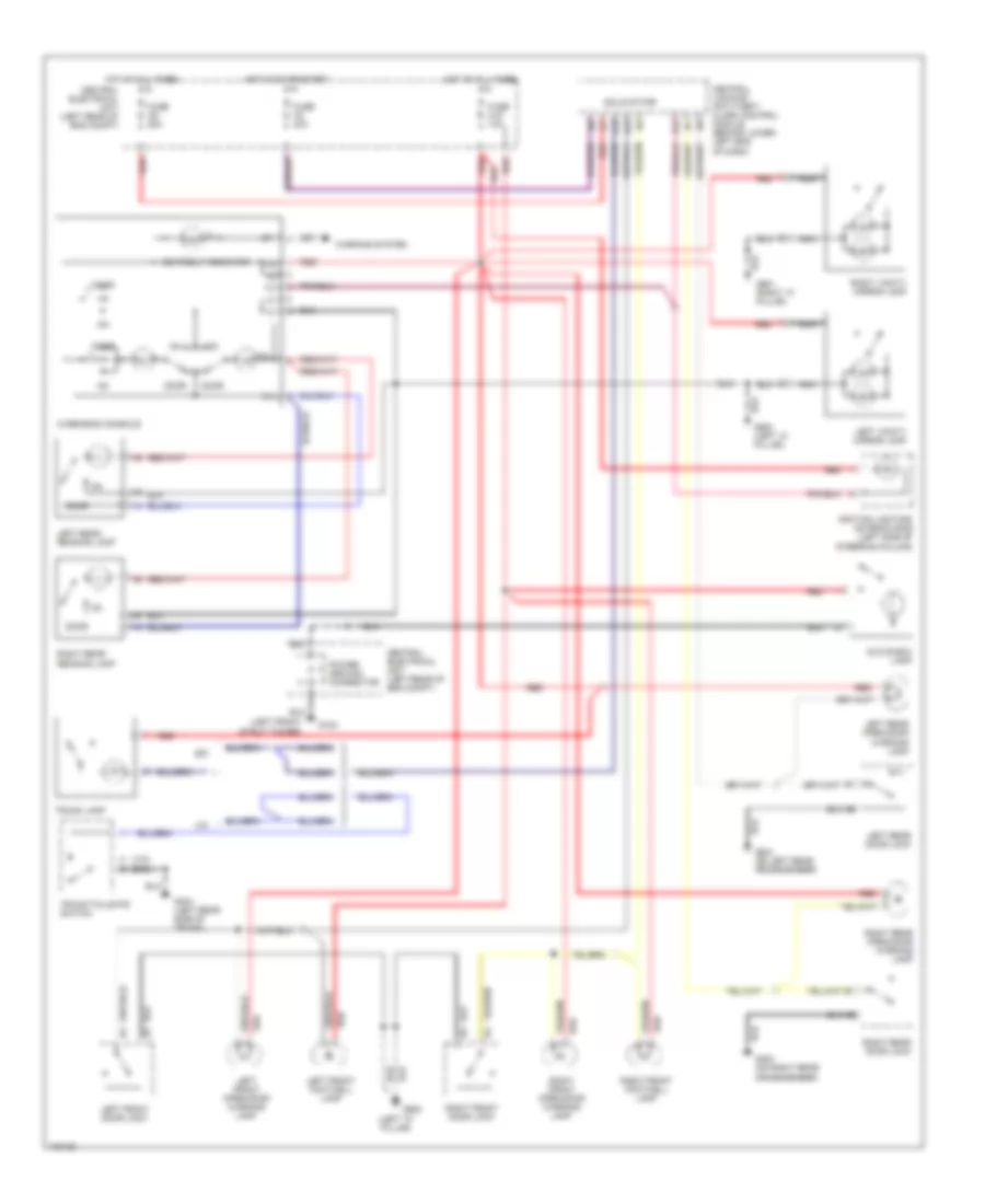 Courtesy Lamps Wiring Diagram for Volvo S70 T 5 1998