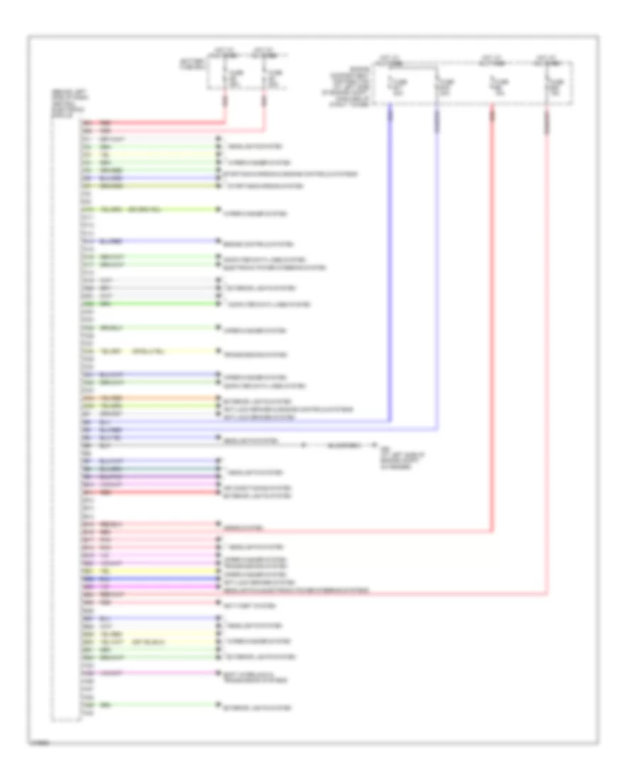 Central Electronic Module Wiring Diagram 1 of 2 for Volvo S60 2008