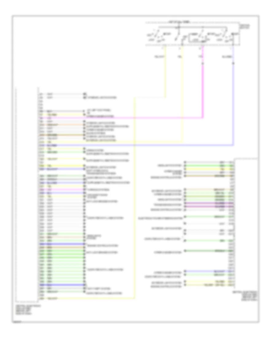 Central Electronic Module Wiring Diagram (2 of 2) for Volvo XC90 2012