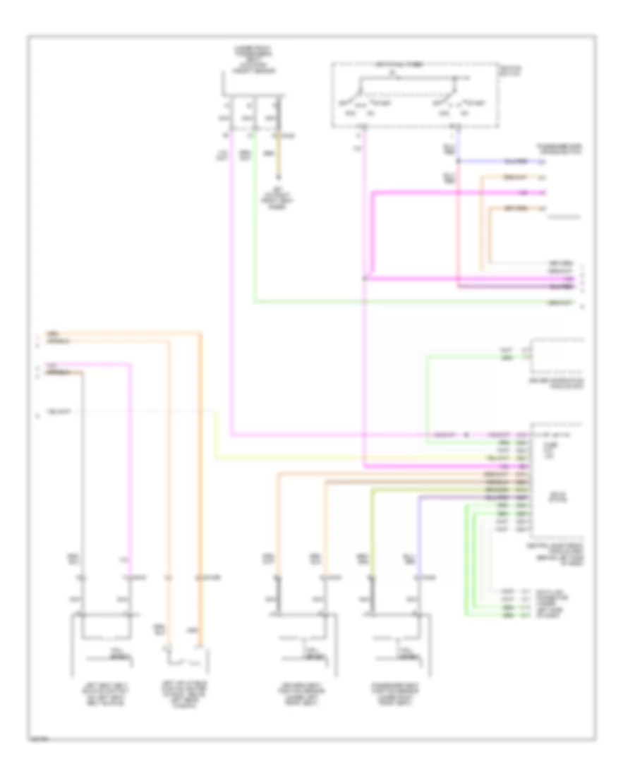Supplemental Restraints Wiring Diagram (2 of 3) for Volvo XC90 2012