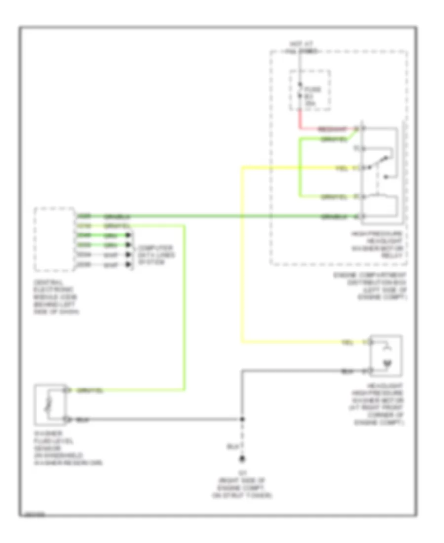 схема шайбы фары для Volvo XC90 2012
