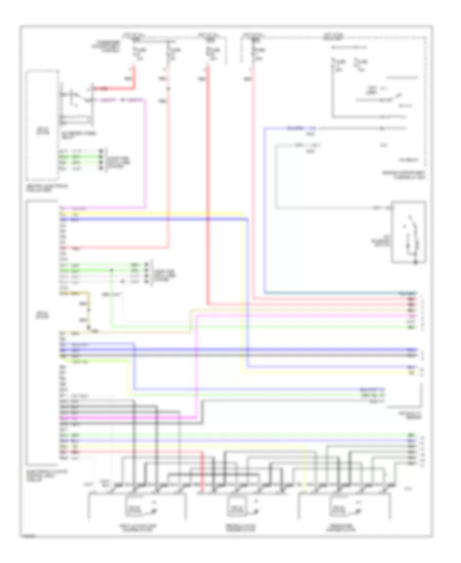 Automatic A C Wiring Diagram 1 of 2 for Volvo S80 2002