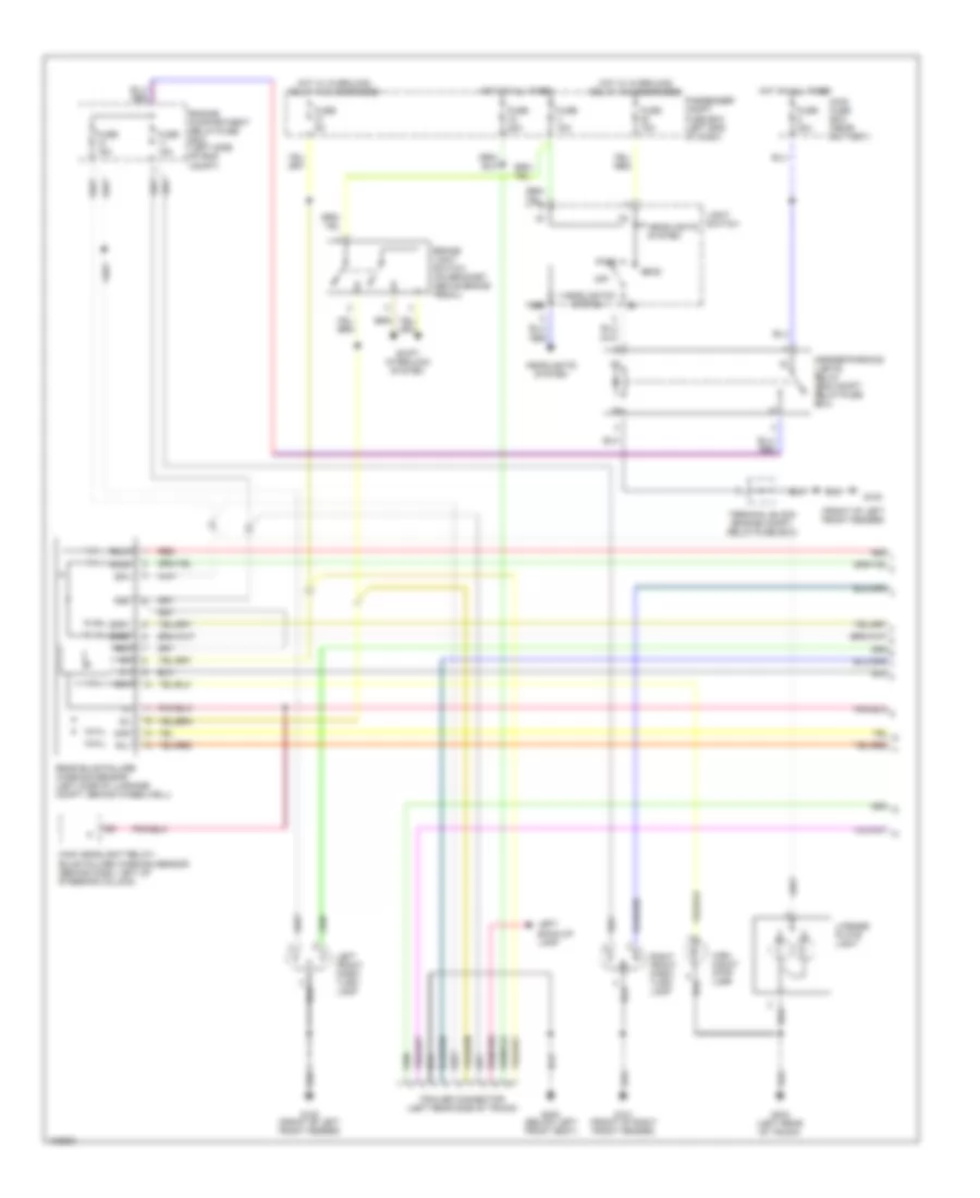 Exterior Lamps Wiring Diagram 1 of 2 for Volvo S90 1998