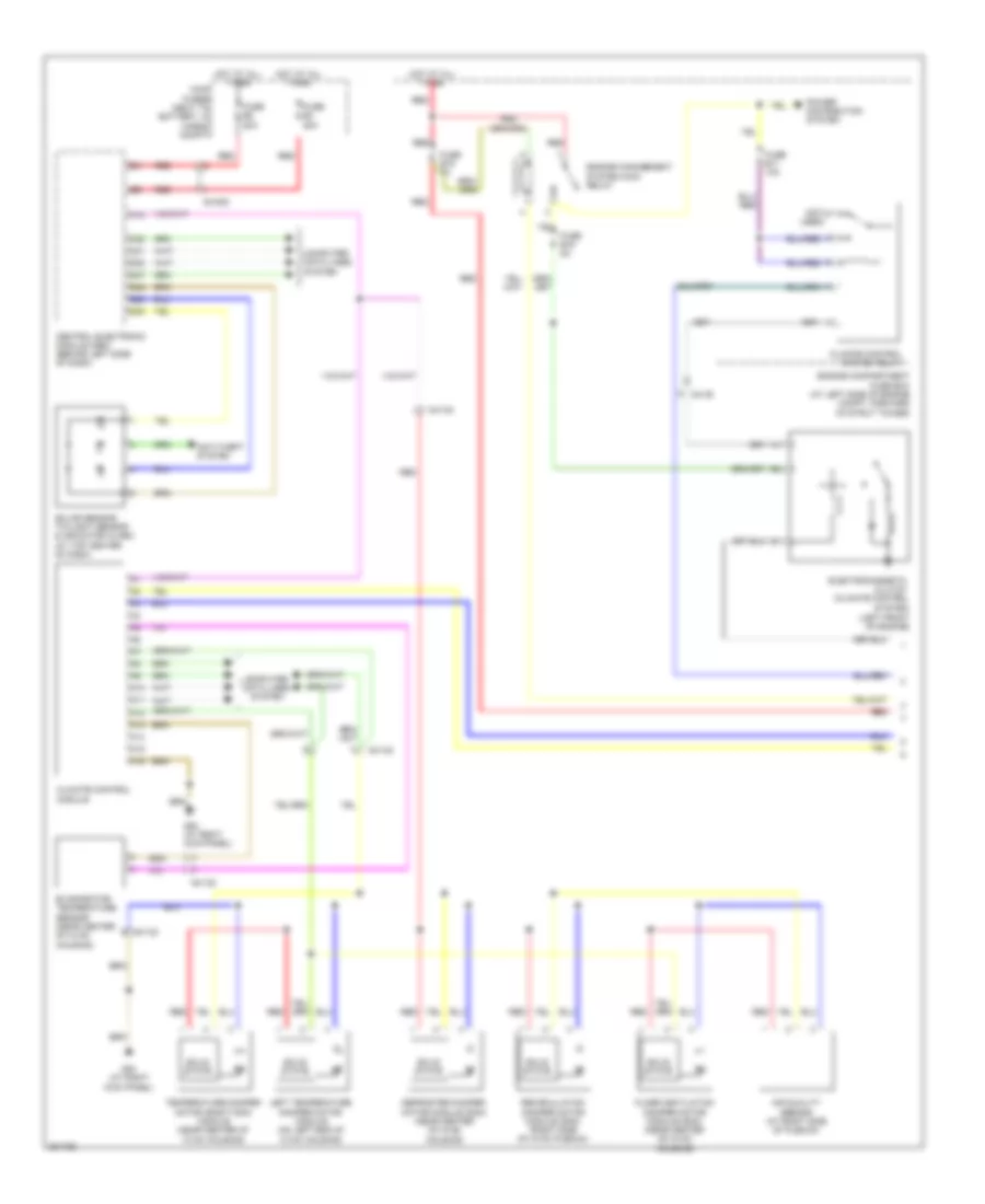 Automatic A C Wiring Diagram 1 of 2 for Volvo XC90 R Design 2012