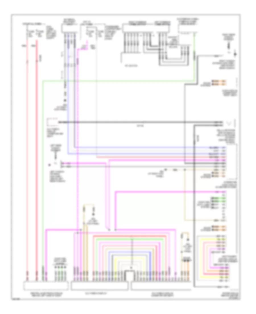 Infotainment Wiring Diagram for Volvo XC90 R Design 2012
