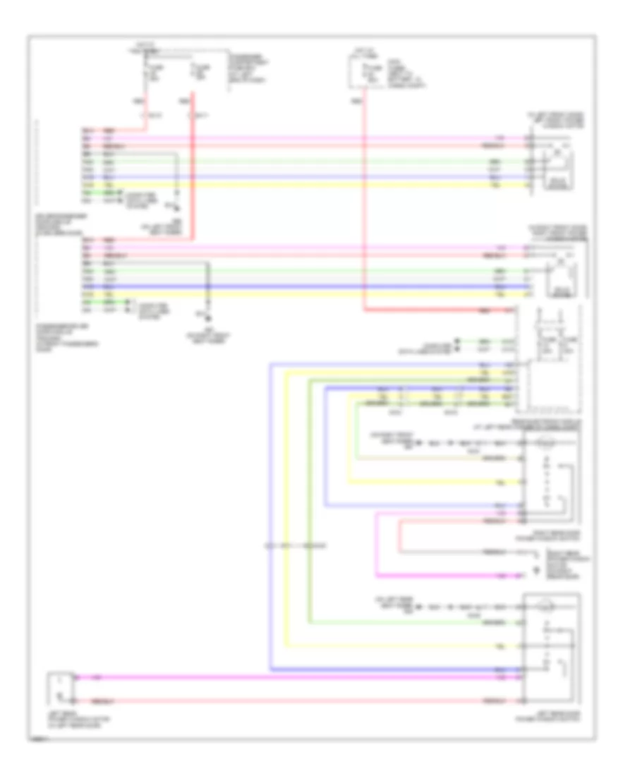 Power Windows Wiring Diagram for Volvo XC90 R Design 2012