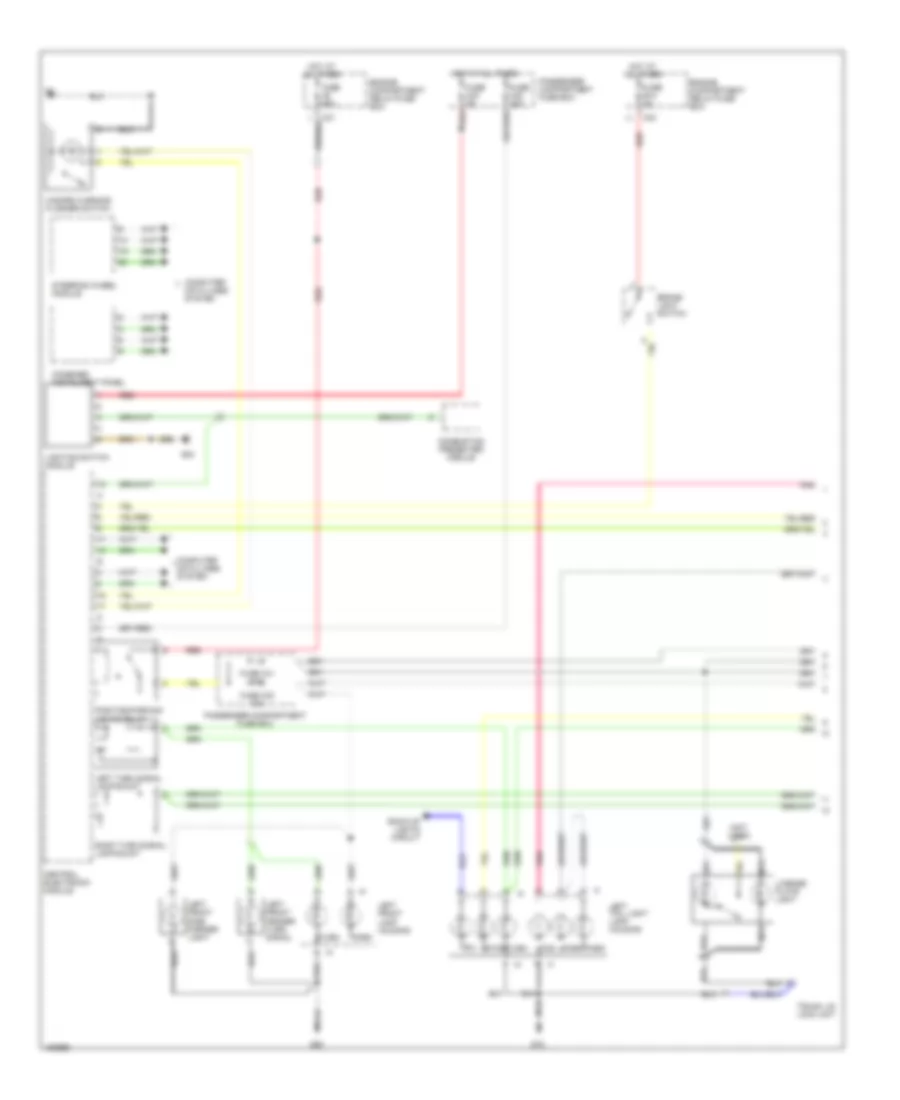 Exterior Lamps Wiring Diagram (1 of 2) for Volvo S80 T-6 2002