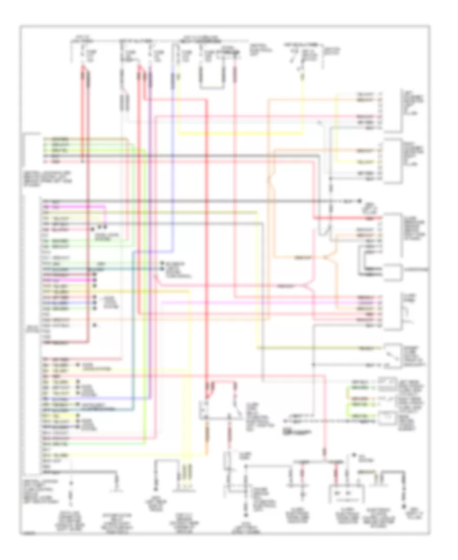 Anti theft Alarm Wiring Diagram for Volvo V70 1998