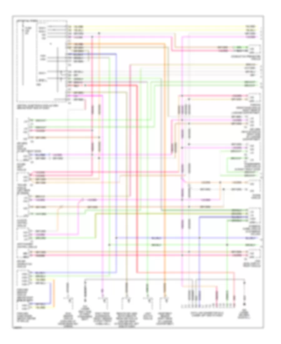 Computer Data Lines Wiring Diagram 1 of 2 for Volvo S80 2008