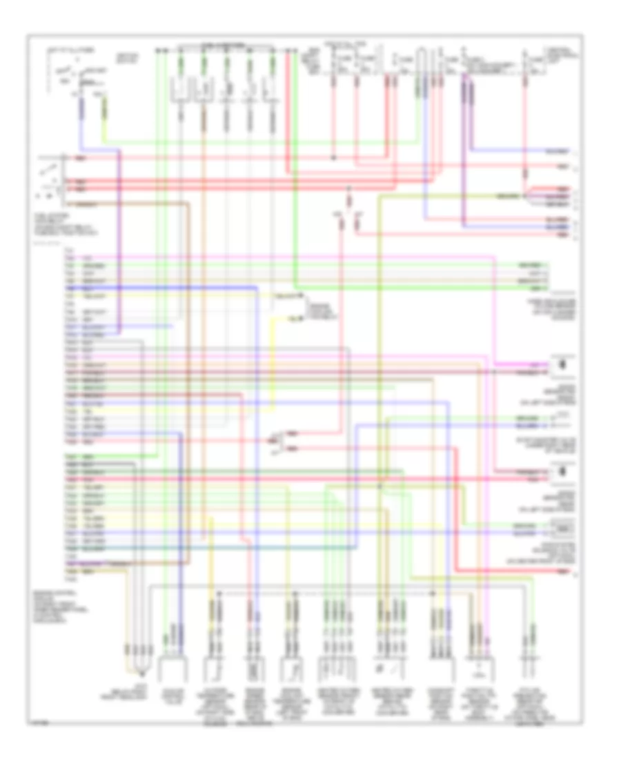 2 4L Turbo Engine Performance Wiring Diagrams 1 of 2 for Volvo V70 AWD 1998