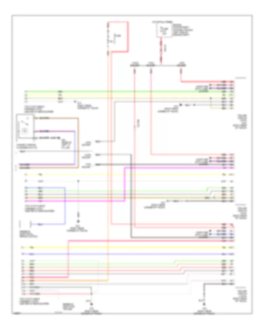 Exterior Lamps Wiring Diagram 3 of 3 for Volvo C30 T 5 2013