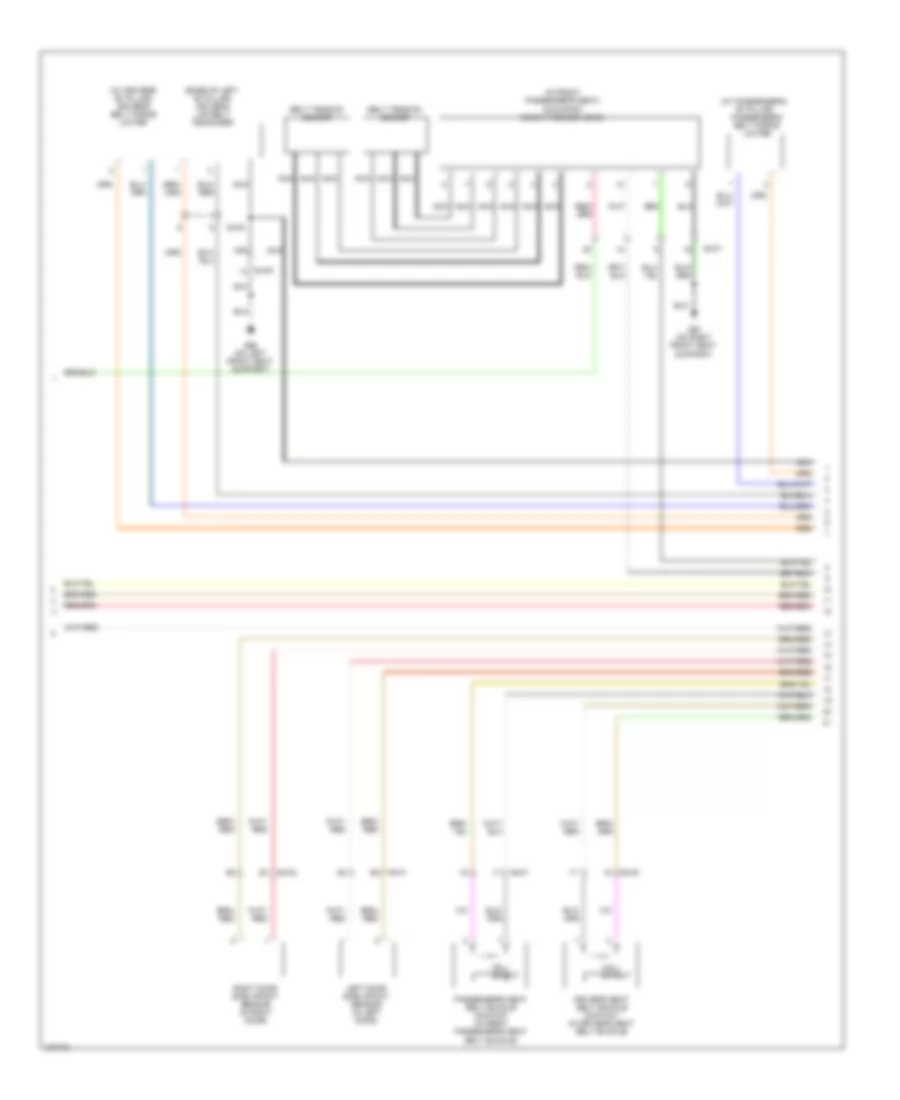 Supplemental Restraints Wiring Diagram 2 of 3 for Volvo C30 T 5 2013
