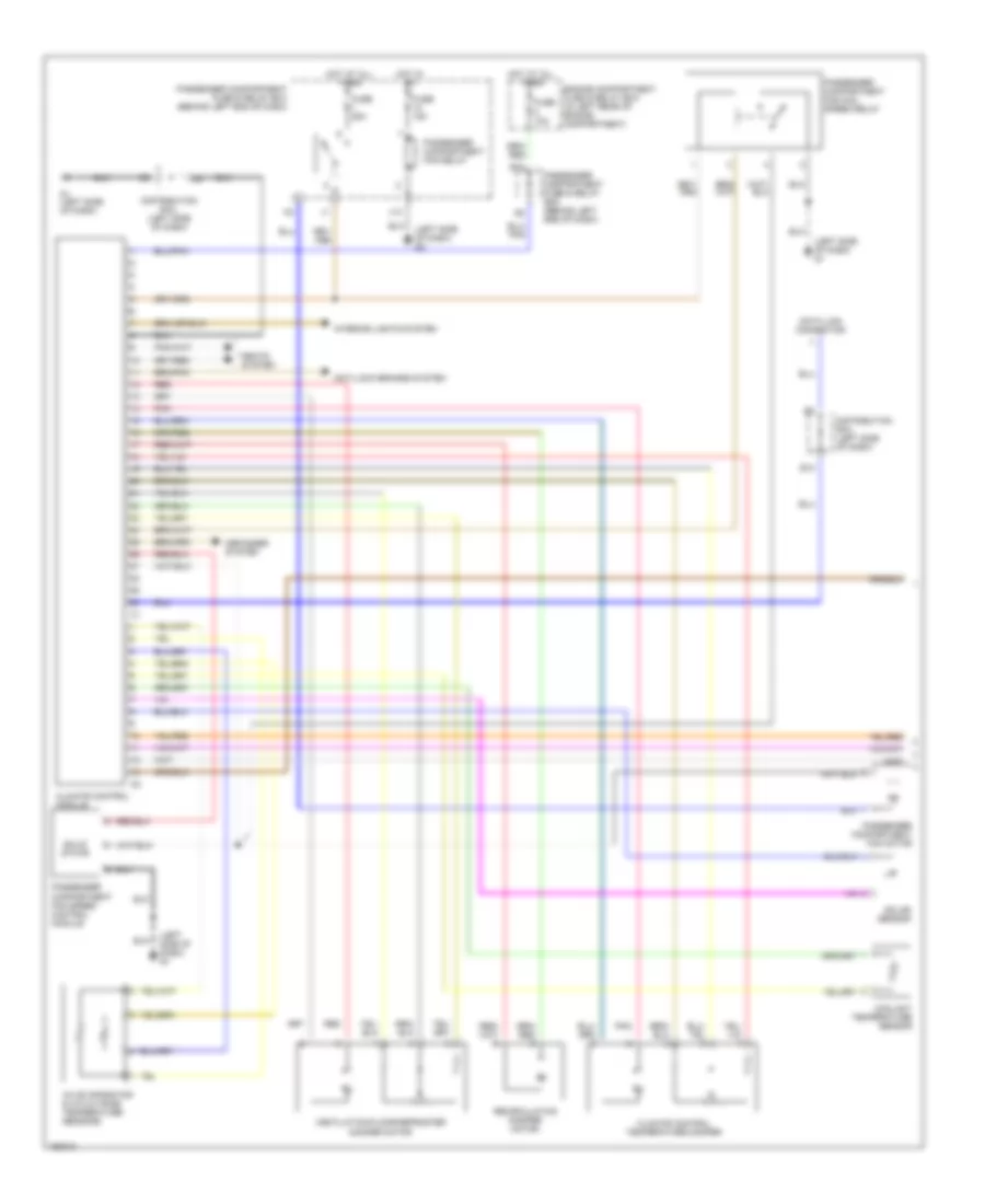Automatic A C Wiring Diagram 1 of 2 for Volvo V40 2002