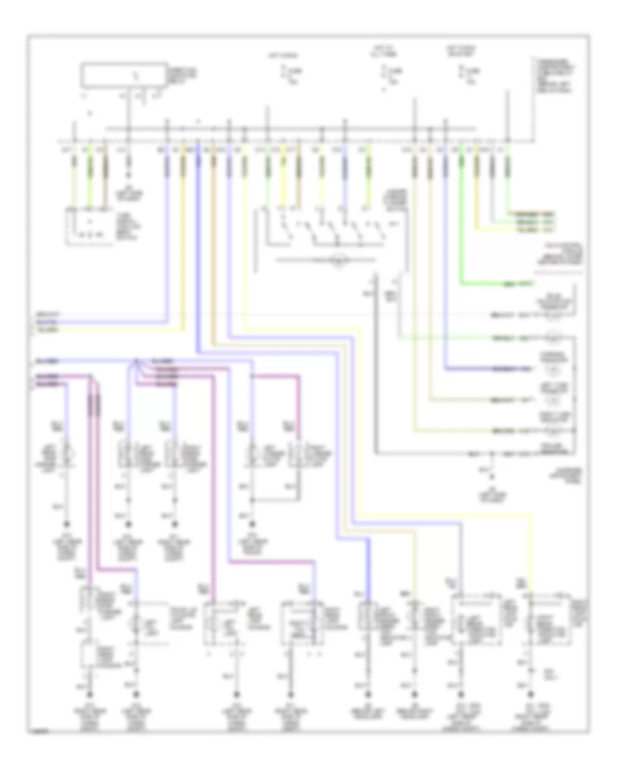 Exterior Lamps Wiring Diagram 2 of 2 for Volvo V40 2002