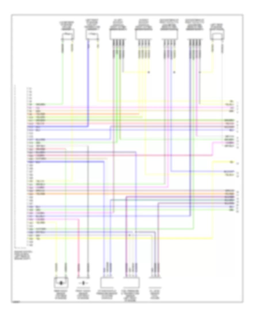 3.2L, Engine Performance Wiring Diagram (1 of 5) for Volvo S80 T-6 2008