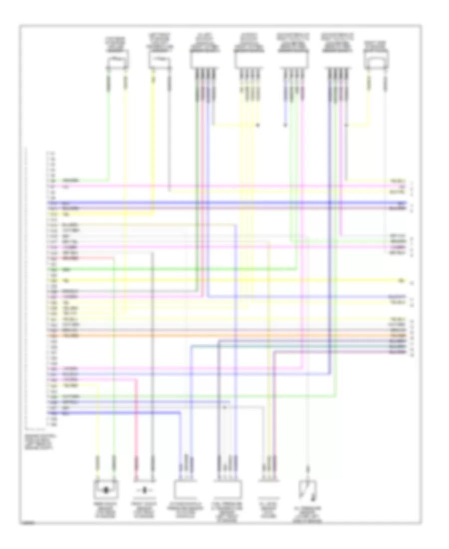 4.4L, Engine Performance Wiring Diagram (1 of 5) for Volvo S80 T-6 2008