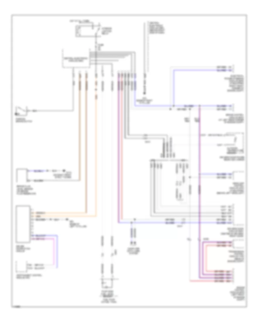 Instrument Cluster Wiring Diagram for Volvo C30 T 5 R Design 2013