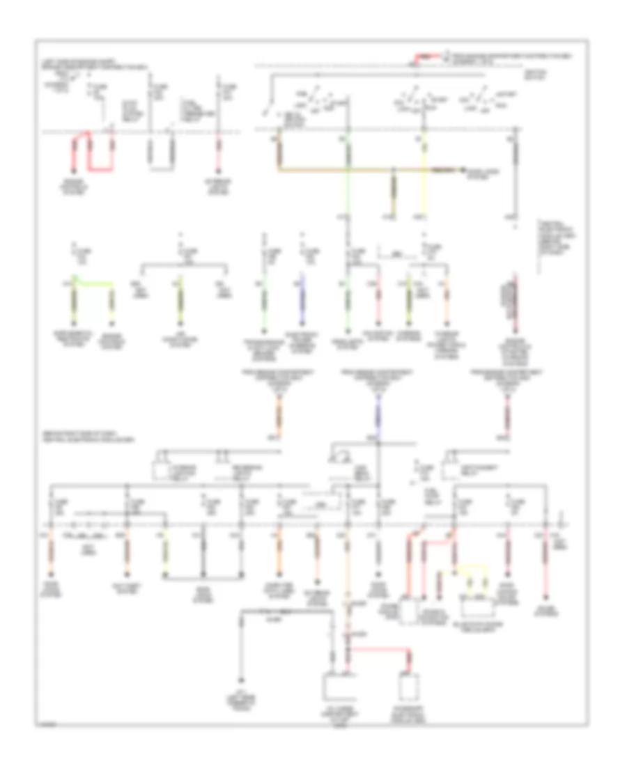 Power Distribution Wiring Diagram (2 of 2) for Volvo C30 T-5 R-Design 2013