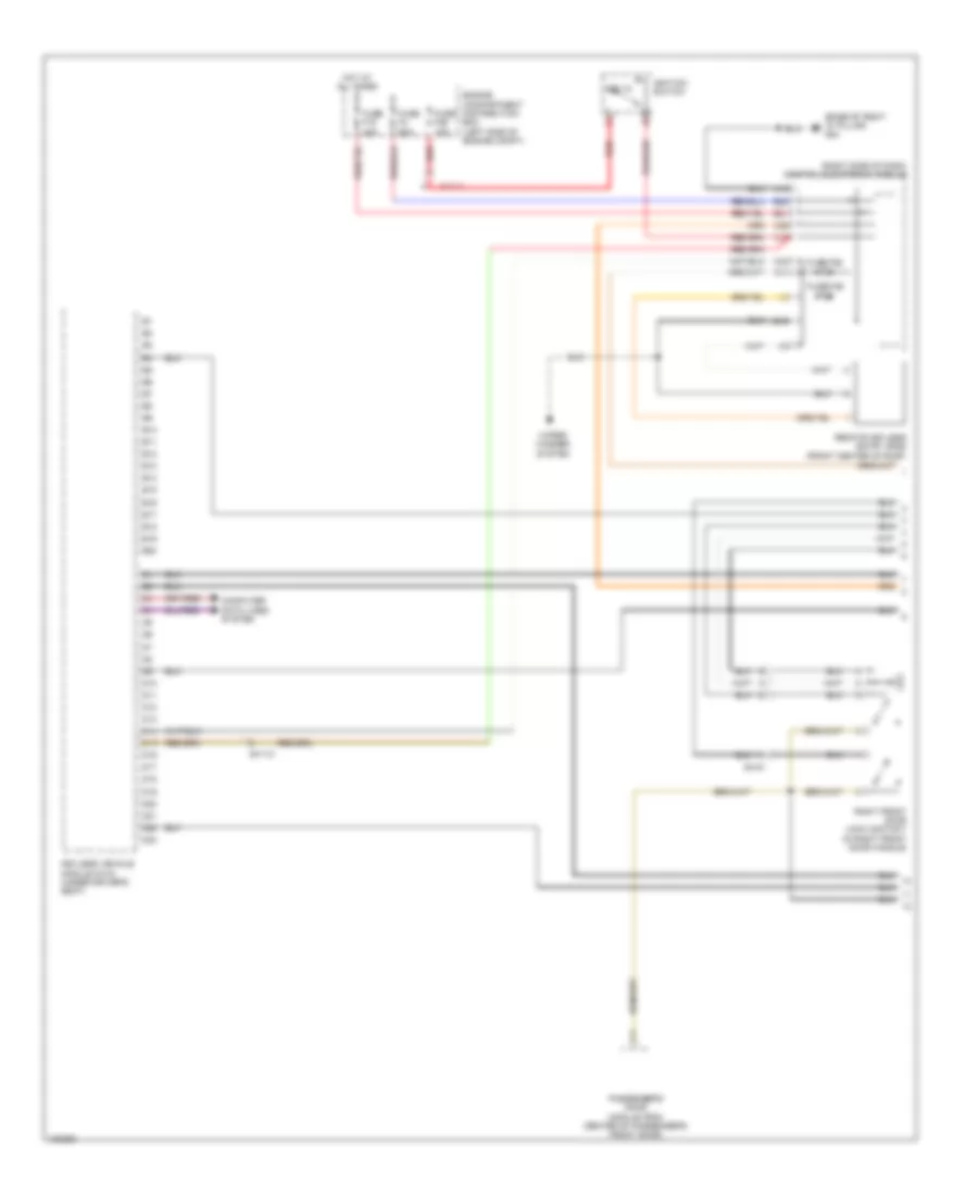 Keyless Entry Wiring Diagram (1 of 2) for Volvo C30 T-5 R-Design 2013