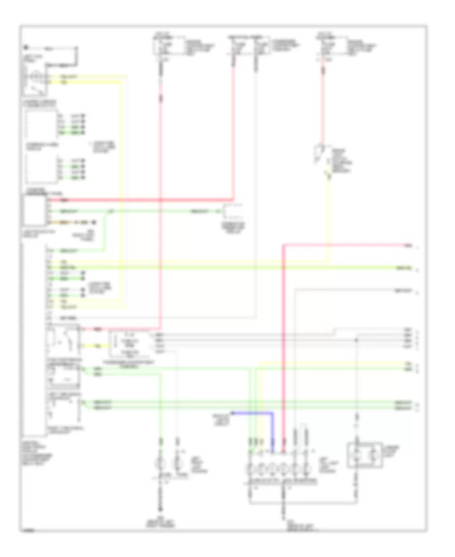 Exterior Lamps Wiring Diagram (1 of 2) for Volvo V70 2002