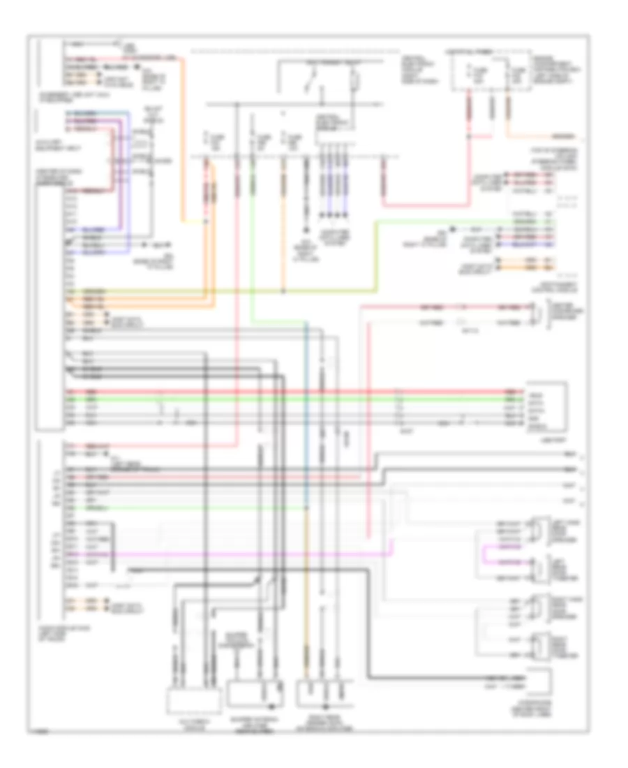 Radio Wiring Diagram, Premium (1 of 2) for Volvo C70 T-5 2013