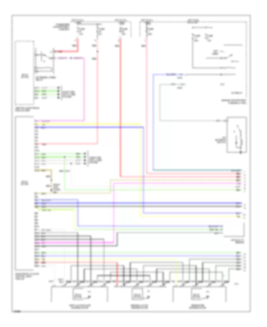 Automatic A C Wiring Diagram 1 of 2 for Volvo V70 T 5 2002