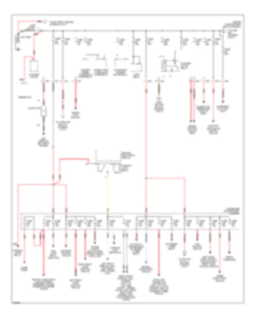 Power Distribution Wiring Diagram 1 of 3 for Volvo V70 T 5 2002