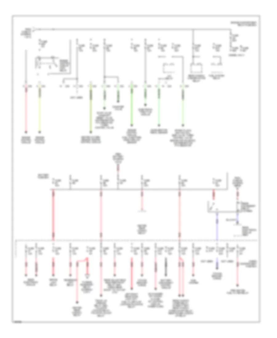 Power Distribution Wiring Diagram (2 of 3) for Volvo V70 T-5 2002