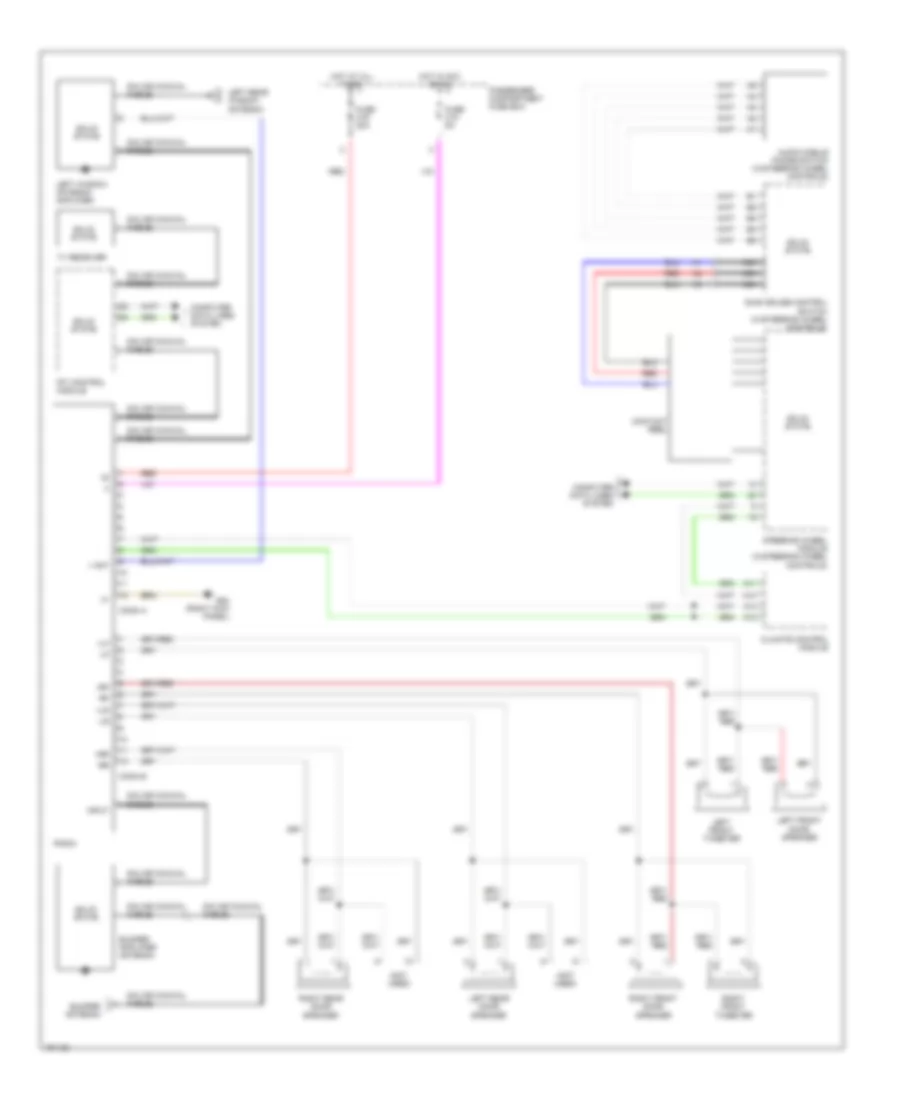 Radio Wiring Diagrams, without Amplifier for Volvo V70 T-5 2002