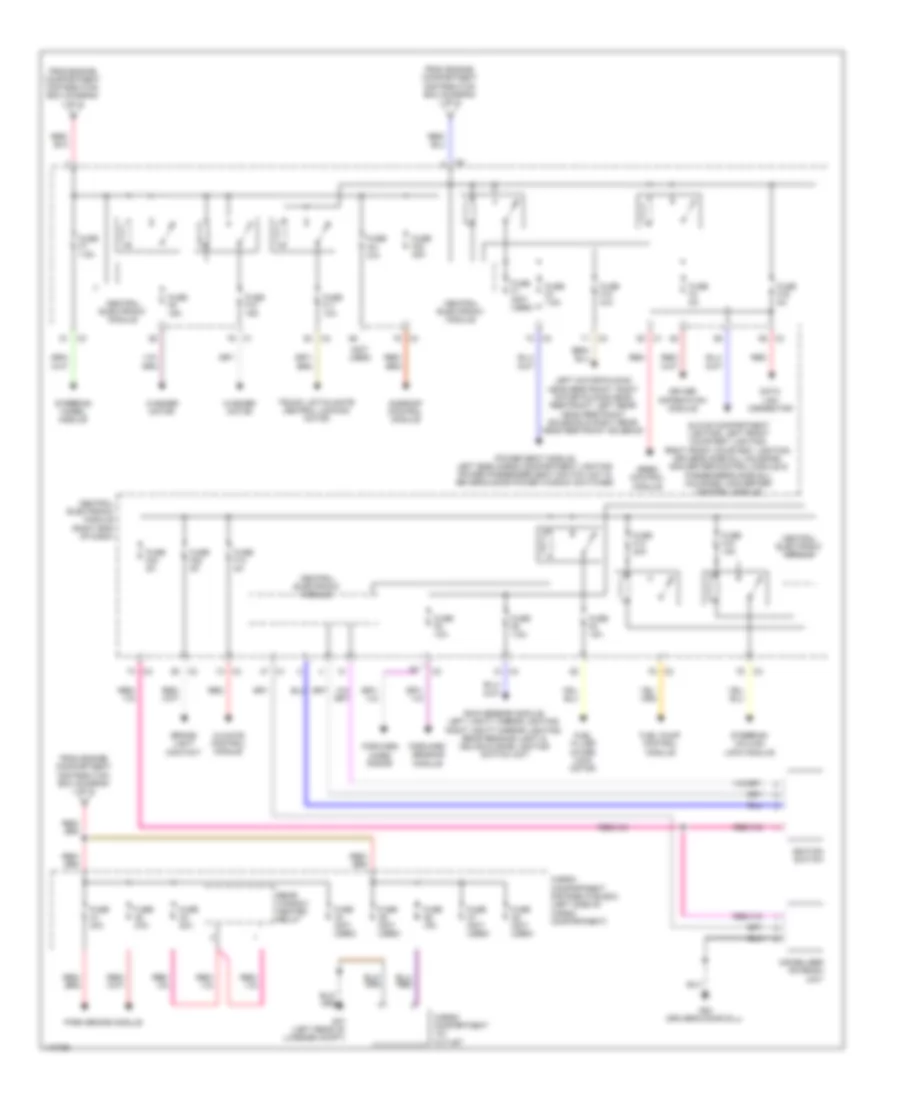 Power Distribution Wiring Diagram 2 of 3 for Volvo S60 T 5 2013