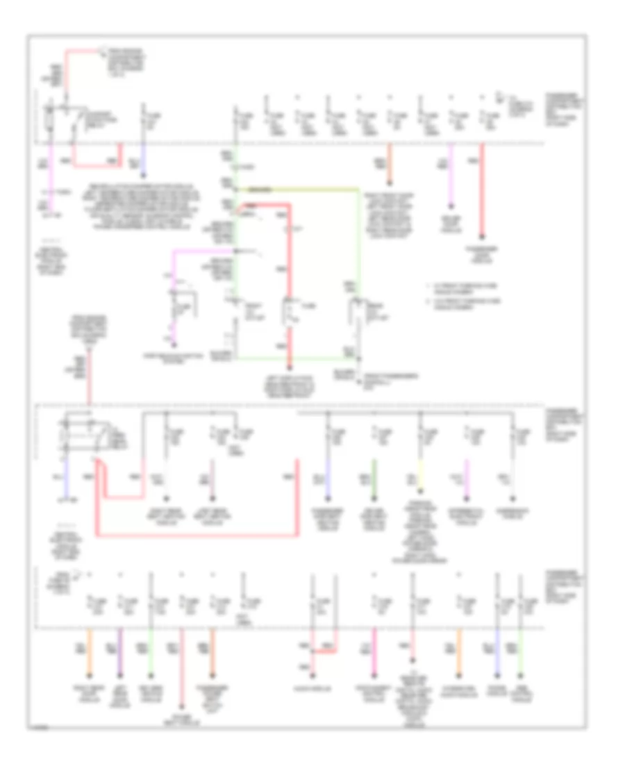 Power Distribution Wiring Diagram 3 of 3 for Volvo S60 T 5 2013