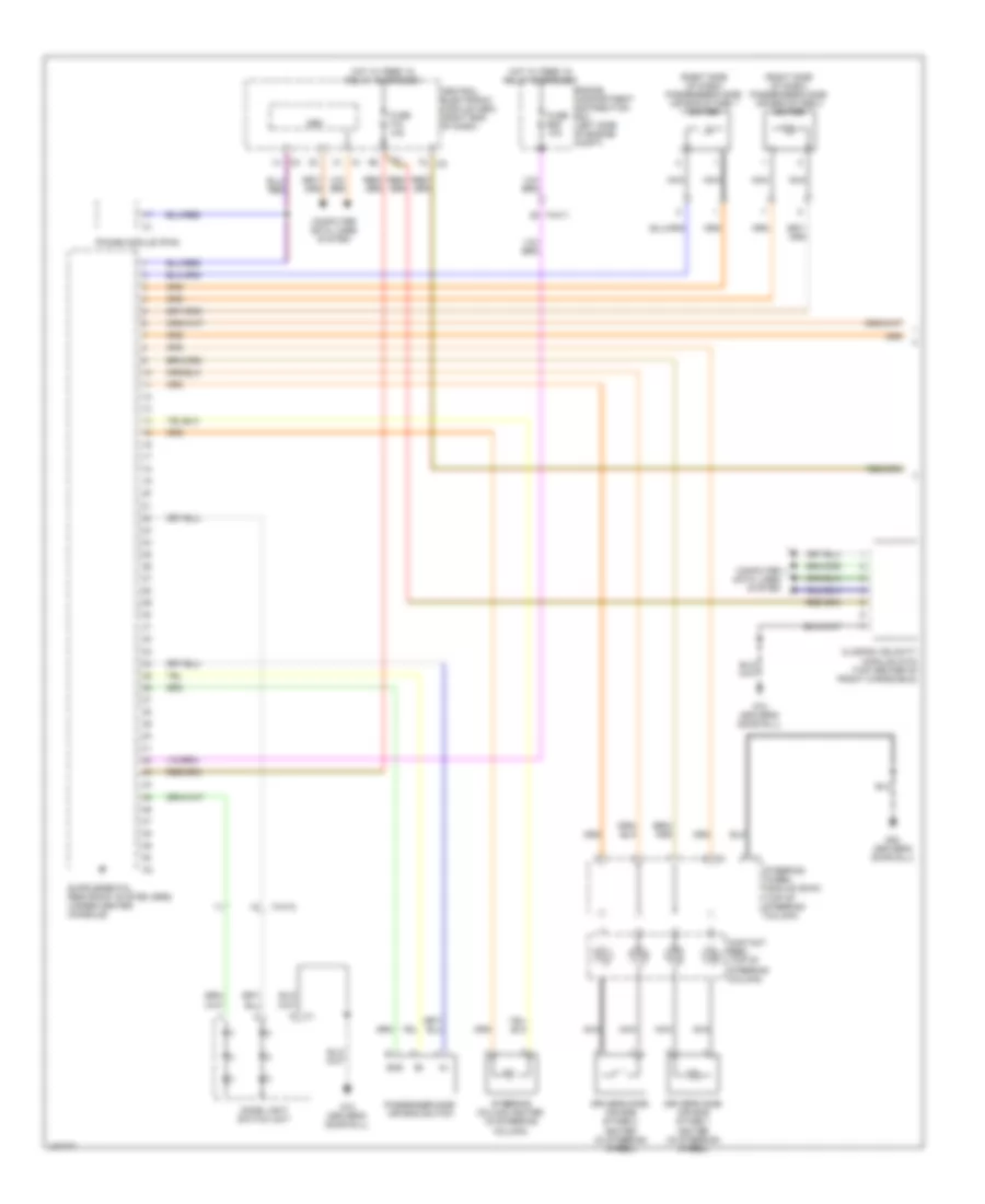 Supplemental Restraints Wiring Diagram 1 of 3 for Volvo S60 T 5 2013