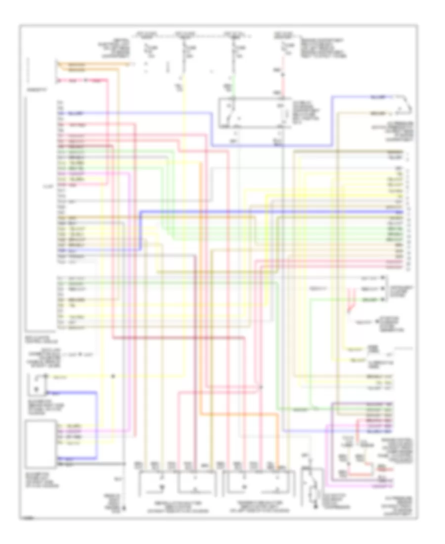 A C Wiring Diagram Auto A C 1 of 2 for Volvo V70 T 5 1998