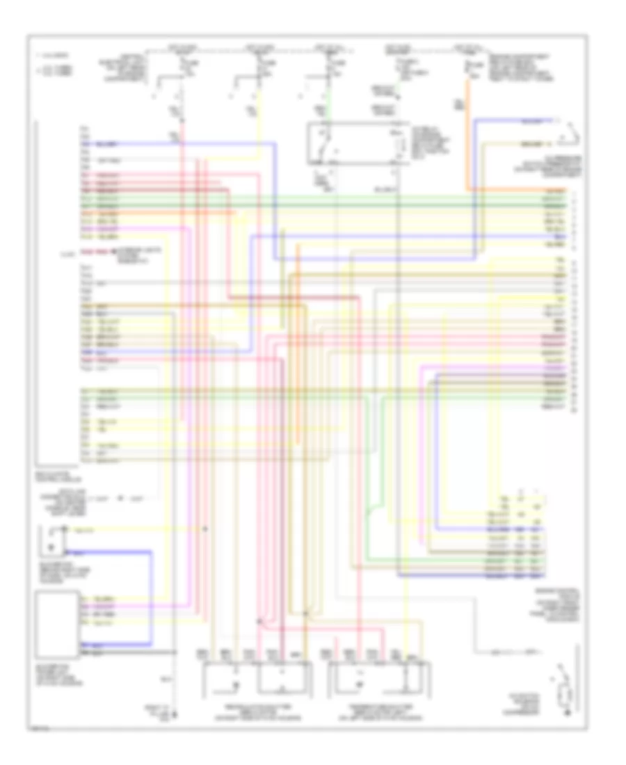 Automatic A C Wiring Diagram 1 of 2 for Volvo C70 2003