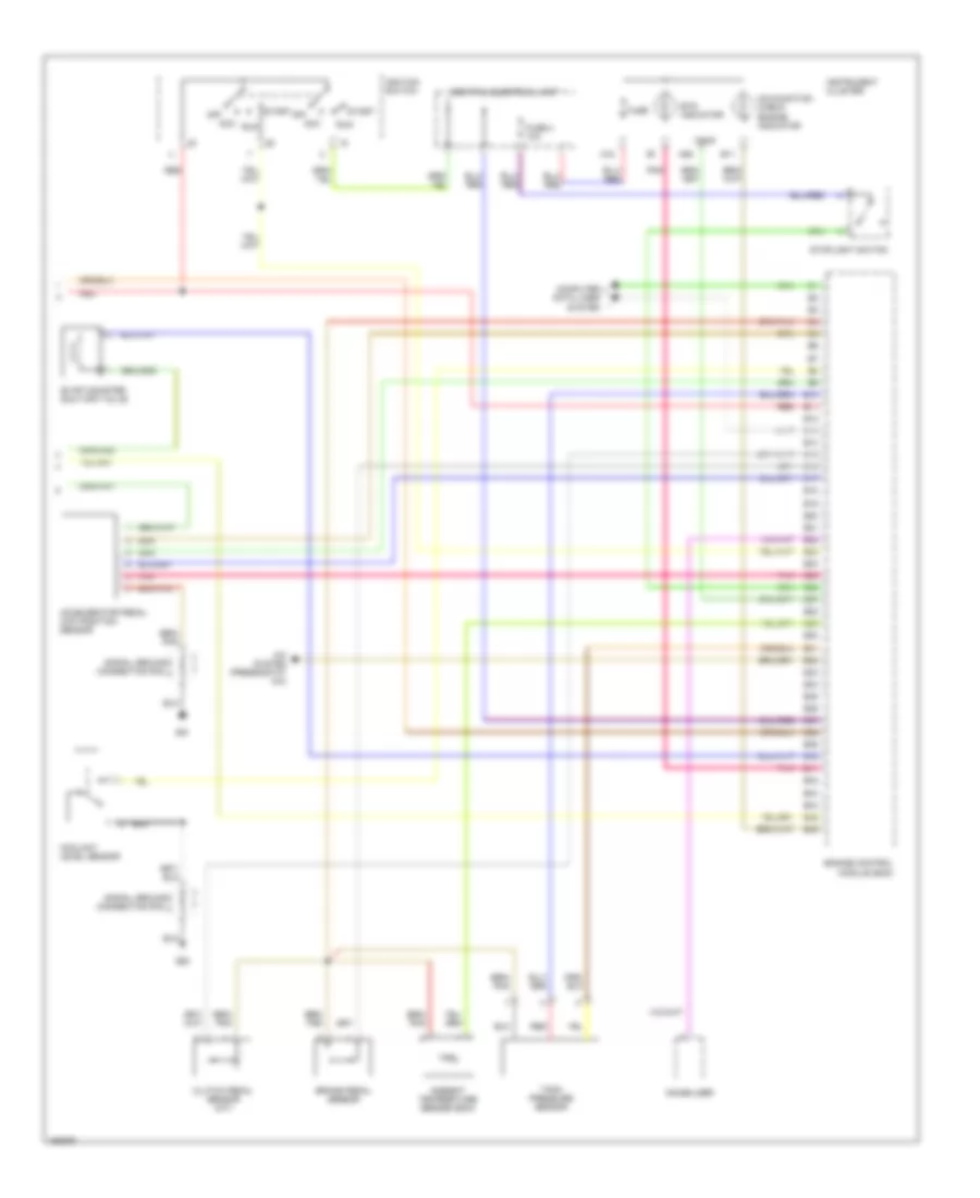 2.3L Turbo, Engine Performance Wiring Diagram (3 of 3) for Volvo C70 2003