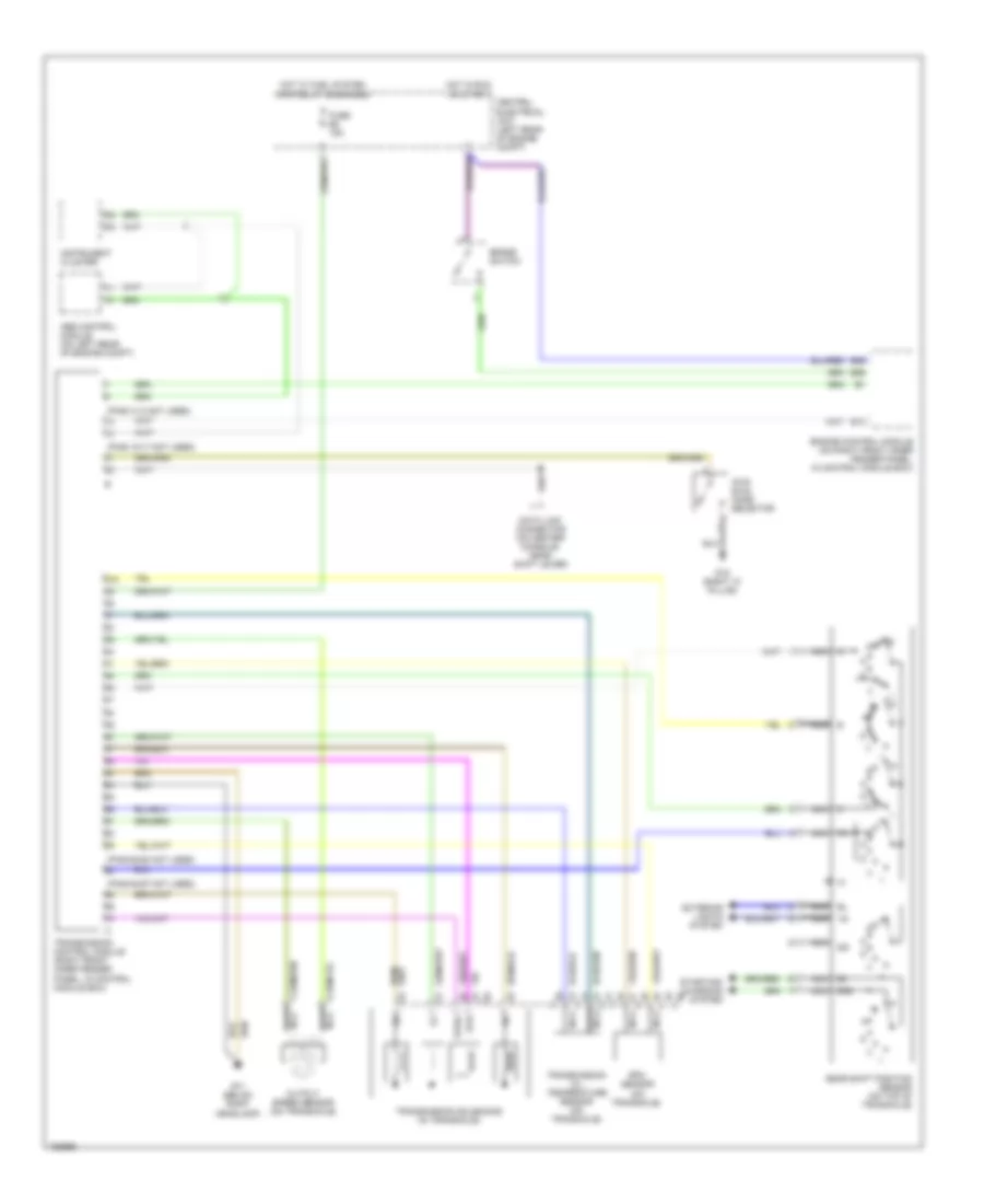 A T Wiring Diagram AW50 42 for Volvo C70 2003