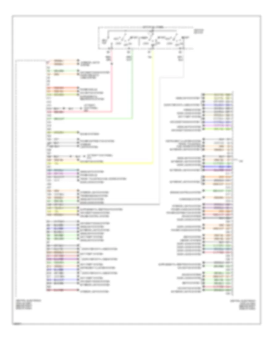 Body Control Modules Wiring Diagram 1 of 2 for Volvo V50 T 5 2008