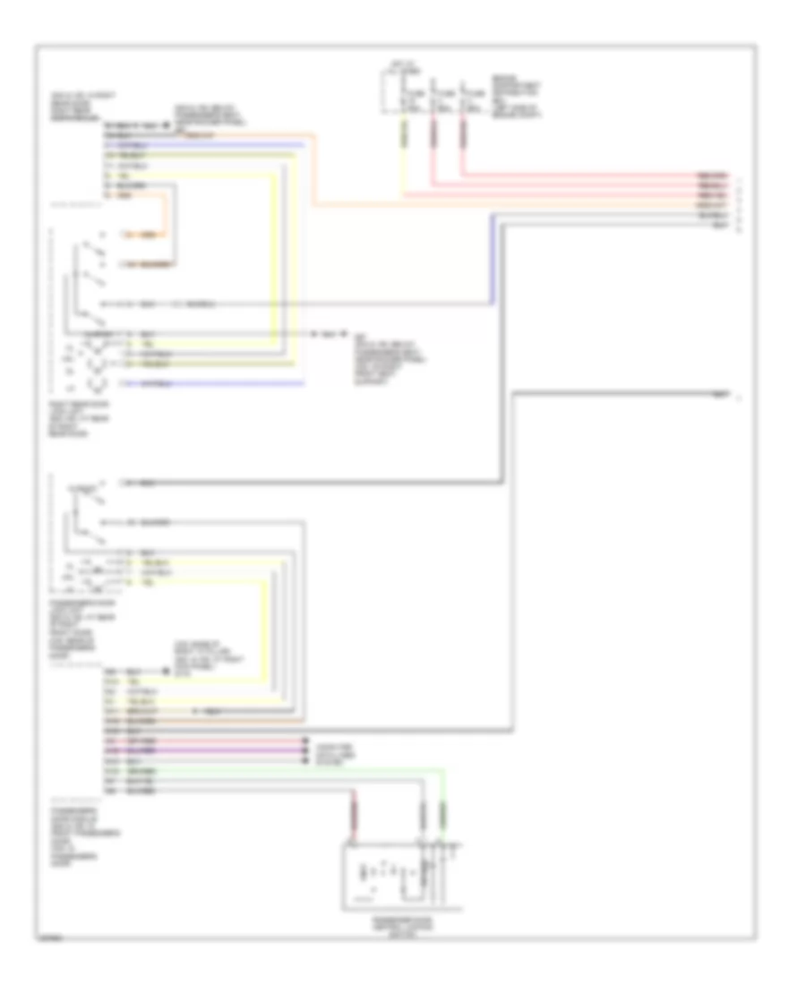 Central Locking Wiring Diagram 1 of 2 for Volvo V50 T 5 2008