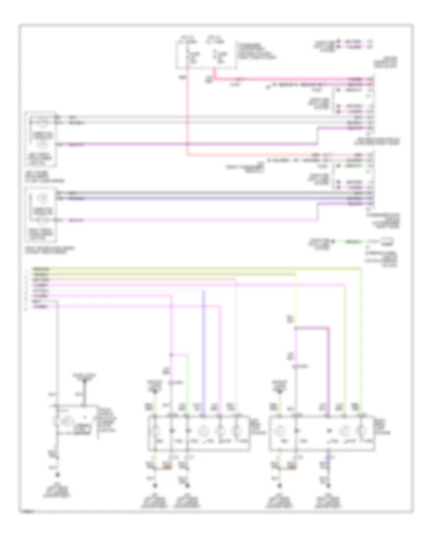 Exterior Lamps Wiring Diagram (2 of 2) for Volvo S60 T-6 2013