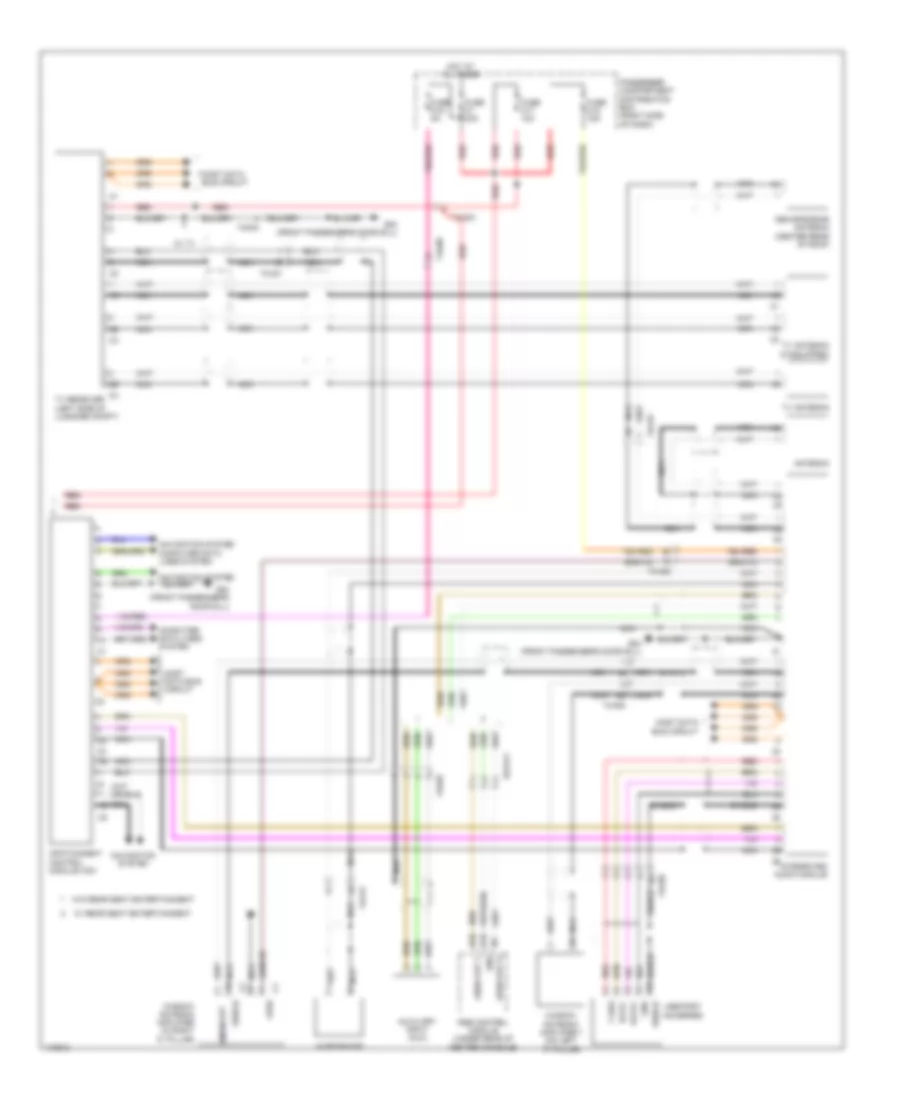 Radio Wiring Diagram, Premium (2 of 2) for Volvo S60 T-6 2013