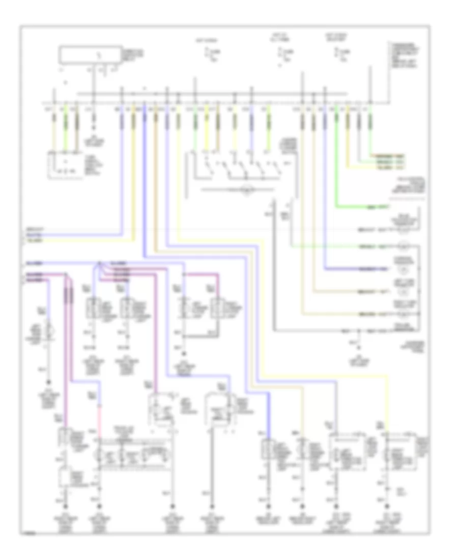 Exterior Lamps Wiring Diagram (2 of 2) for Volvo S40 2003