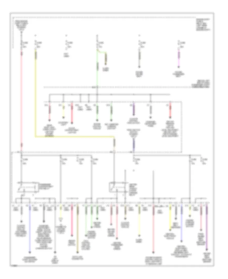 Power Distribution Wiring Diagram 2 of 3 for Volvo S40 2003