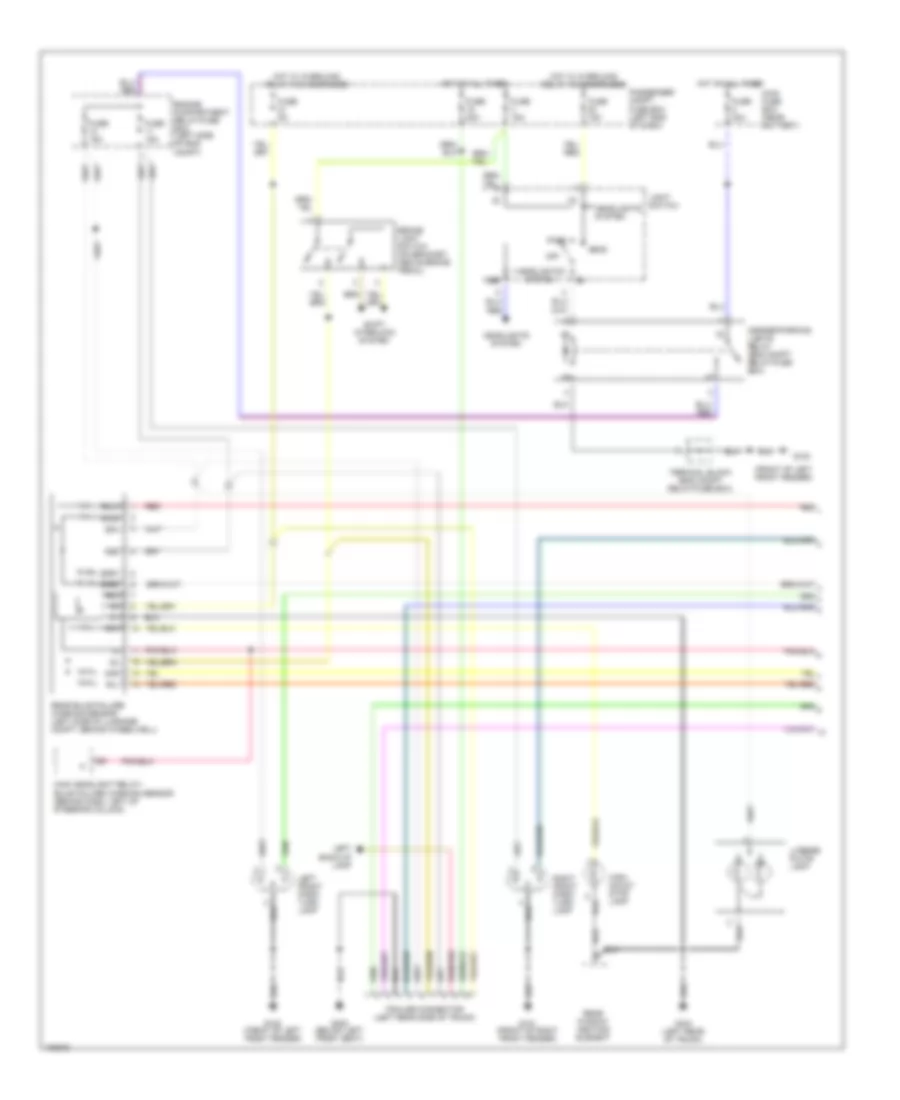 Exterior Lamps Wiring Diagram 1 of 2 for Volvo V90 1998