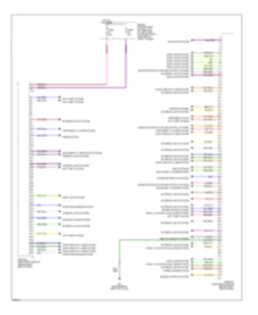 Body Control Modules Wiring Diagram, Late Production (2 of 2) for Volvo V70 2008