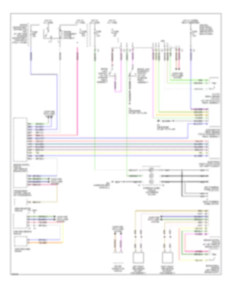 Cruise Control Wiring Diagram, Late Production for Volvo V70 2008