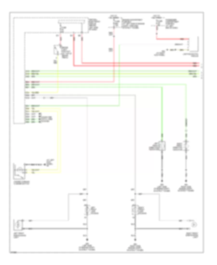 Exterior Lamps Wiring Diagram Early Production 1 of 3 for Volvo V70 2008
