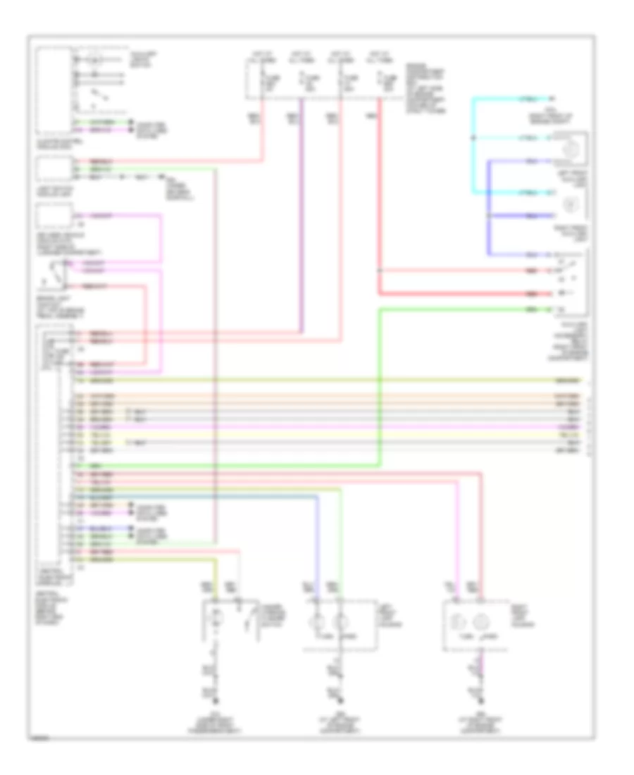 Exterior Lamps Wiring Diagram Late Production 1 of 2 for Volvo V70 2008