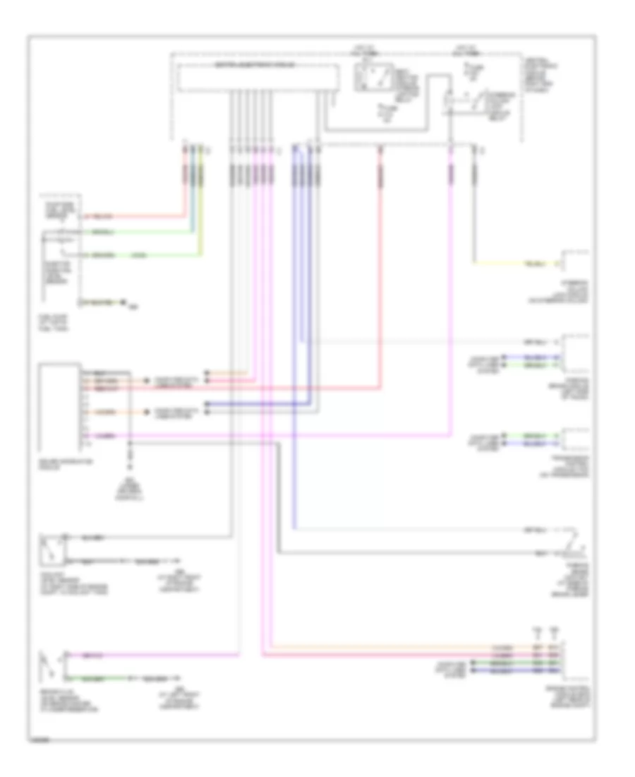 Instrument Cluster Wiring Diagram, Late Production for Volvo V70 2008